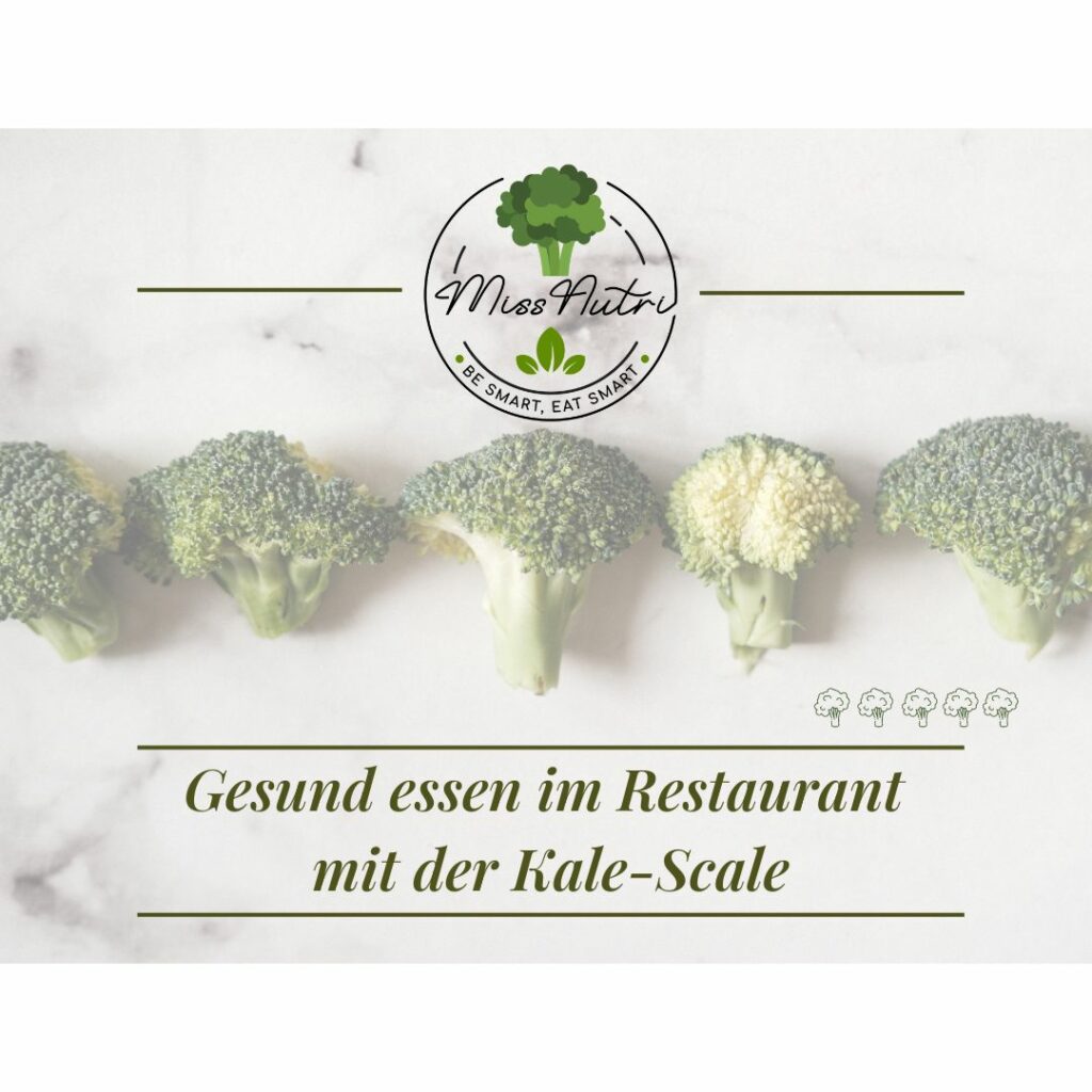 Kale-Scale Bewertungsskala für Restaurants und Take-Away