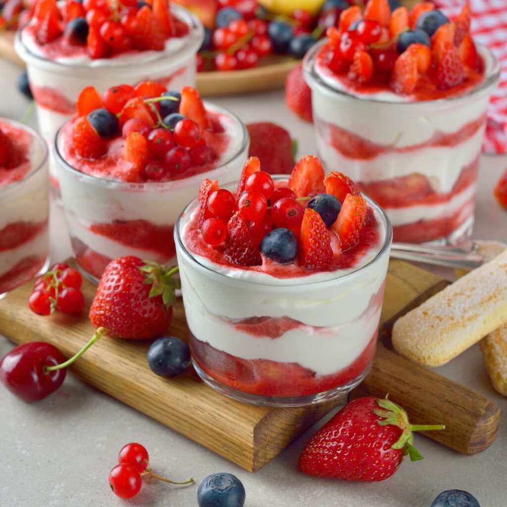 Rezept Gesundes Erdbeertiramisu